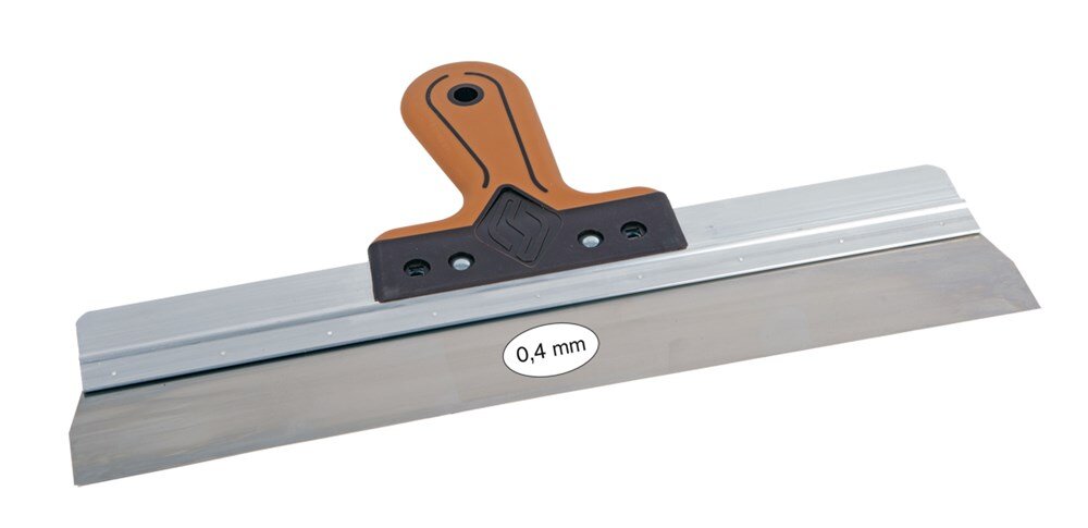 Afbeelding voor Spackmes soft greep rvs blad 0,4mm / 220mm