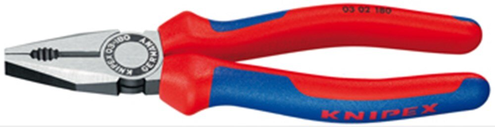Afbeelding voor Kombinatietang knipex 0302 gepol. 180mm 