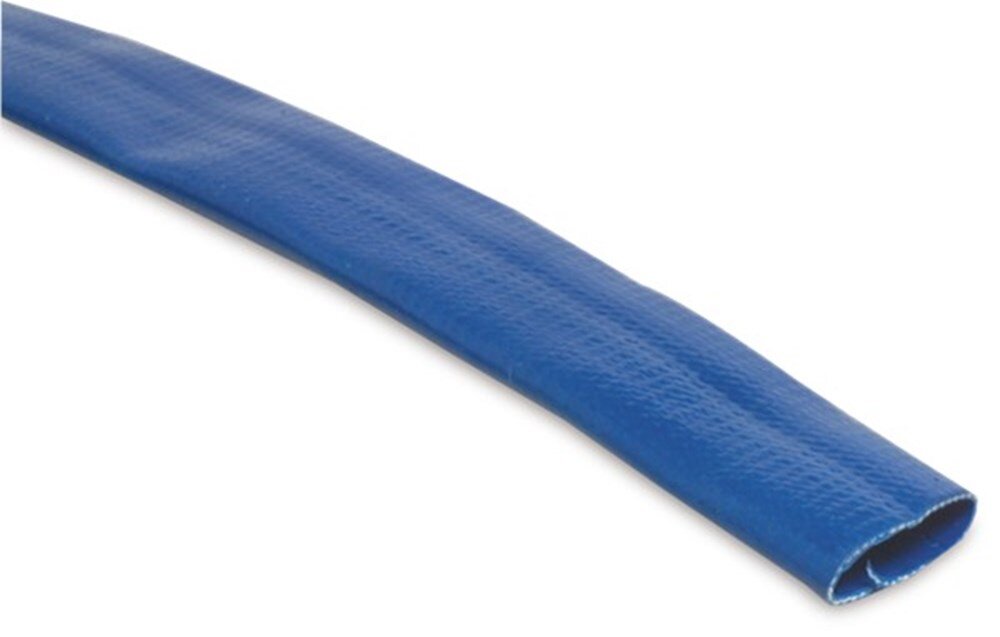 Afbeelding voor Platte pompslang blauw 51mm rol 25m