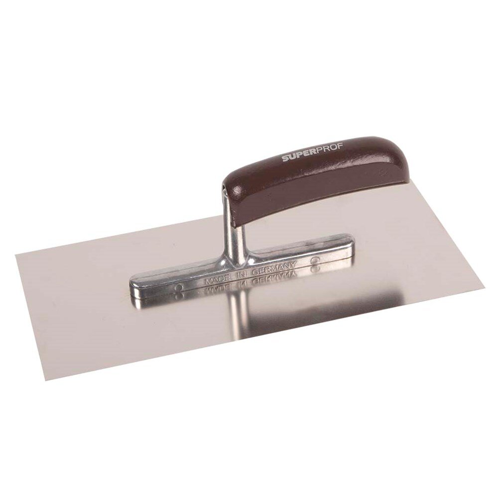 Afbeelding voor Raapspaan houten handgreep rvs 280x130mm 