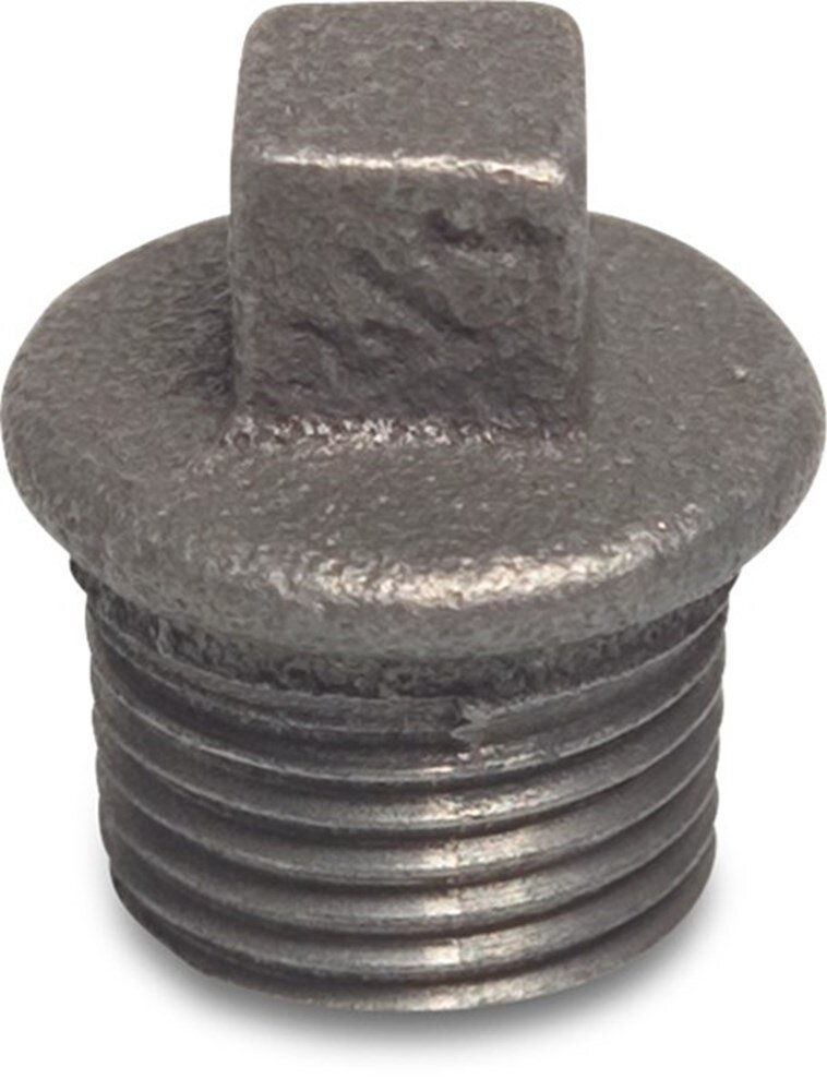 Afbeelding voor Plug gietijzer zwart mega nr290 dgvw-keur 1""