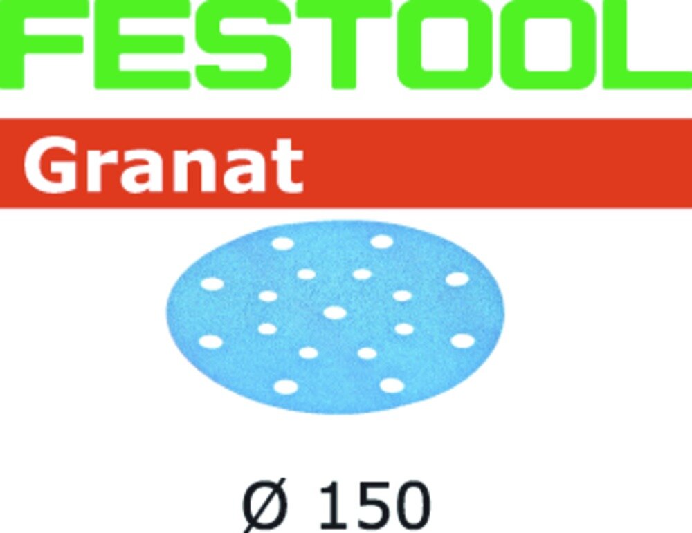 Afbeelding voor Schuurschijf granat k40 150mm ro150/ets150 10st