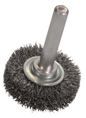 Afbeelding voor Rondstaalborst vlak 100mm stift 6mm