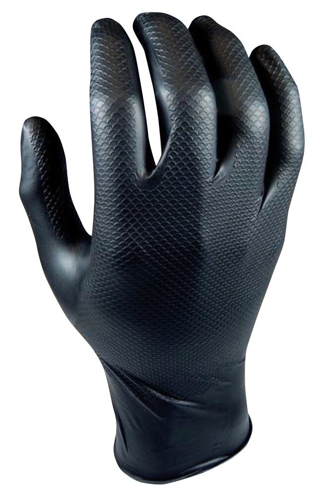 Afbeelding voor Handschoen grippaz 246bk nitril zwart m