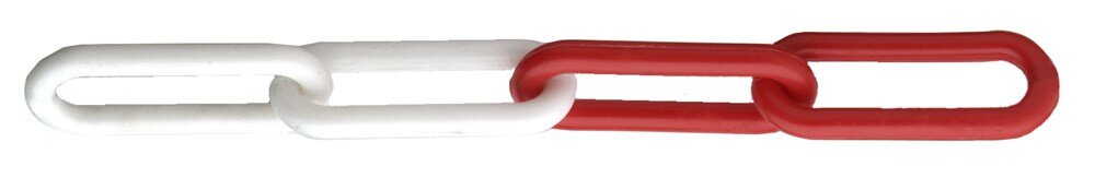 Afbeelding voor Afbakeningsketting pvc rood/wit 8mm