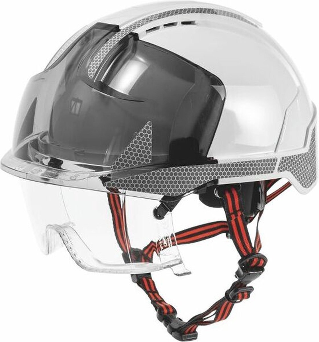 Afbeelding voor Helm incl. bril jsp evo vistalens wit/grijs