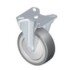 Afbeelding voor Bokwiel + plaat 50mm rubber 40kg