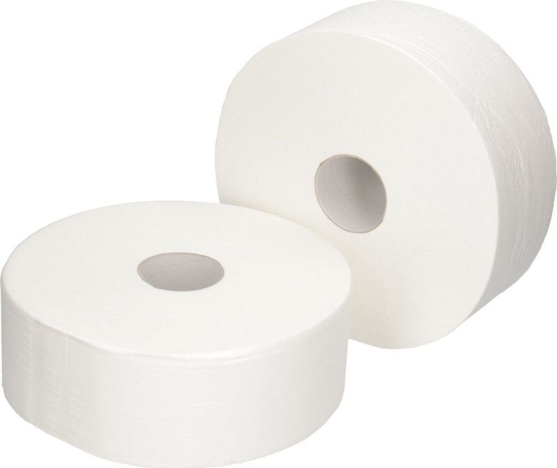 Afbeelding voor TOILETPAPIER MAXI JUMBO 6CM BREED 380M 6 ST