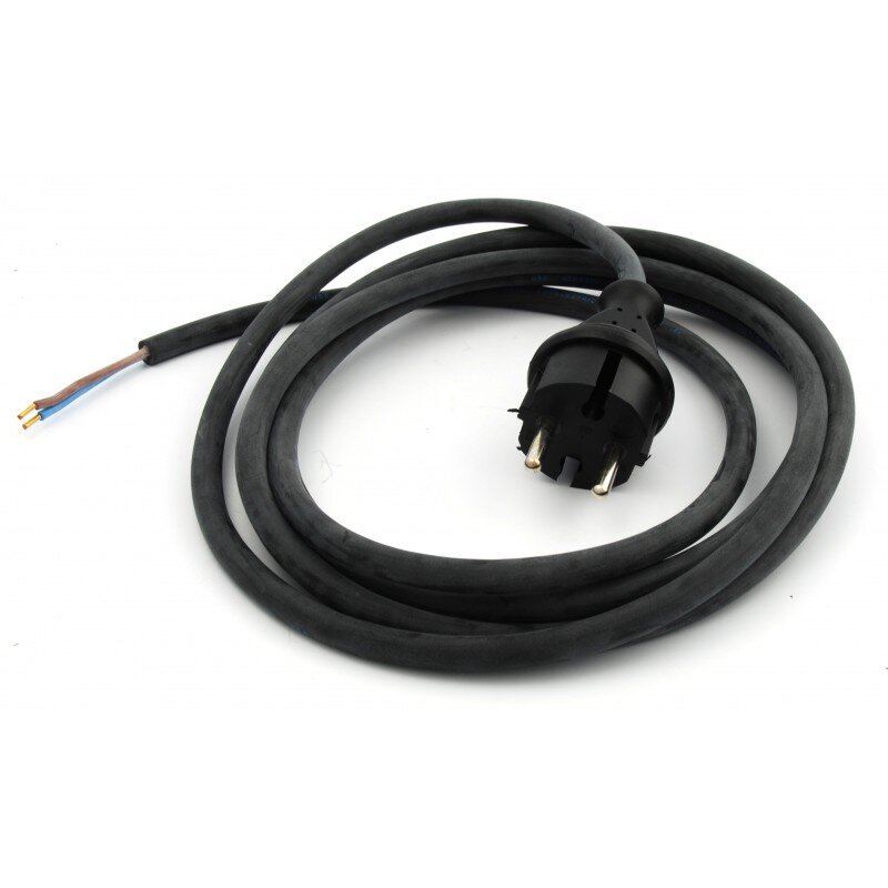 Afbeelding voor Vervangingssnoer neopr 2x1,0mm 3m