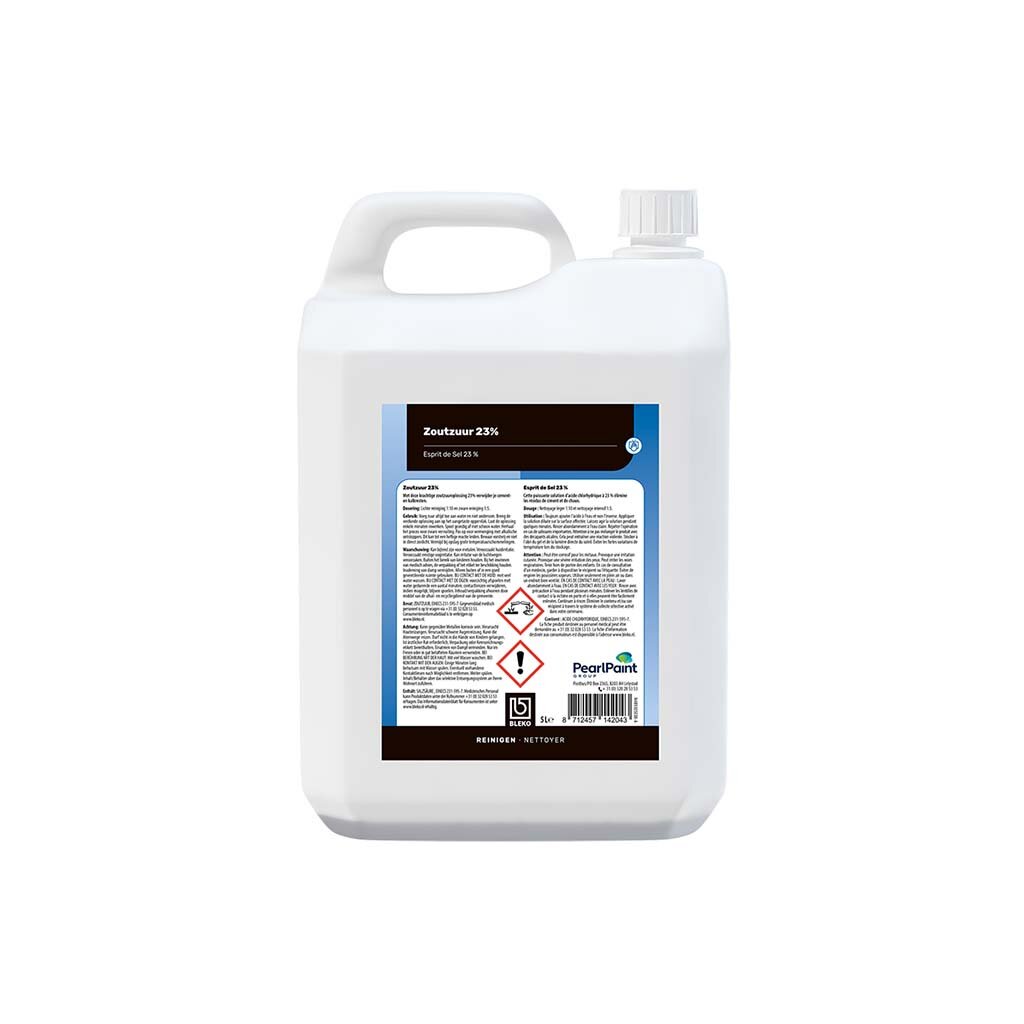 Afbeelding voor Zoutzuur 23% bus 5 liter