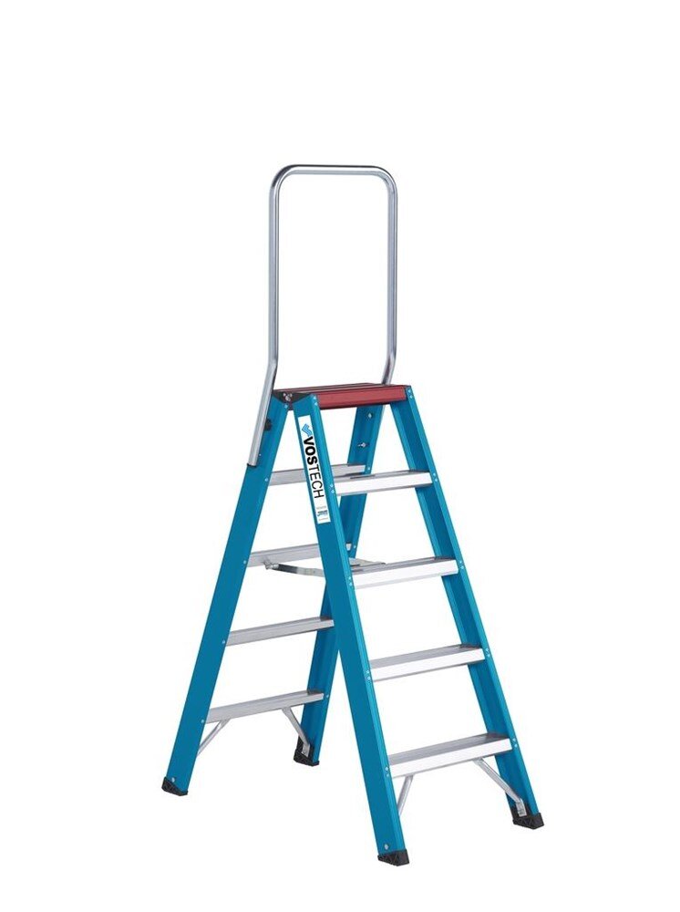 Afbeelding voor Vostech trap fdo + beugel 8 treeds 190cm