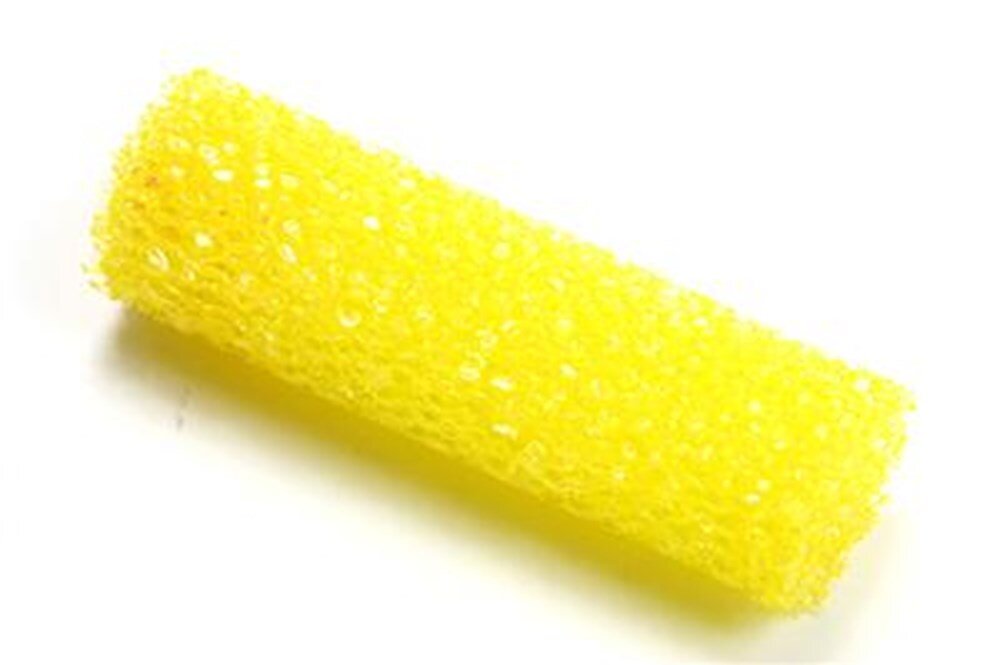 Afbeelding voor Structuurverfrol 10cm geel los 6mm