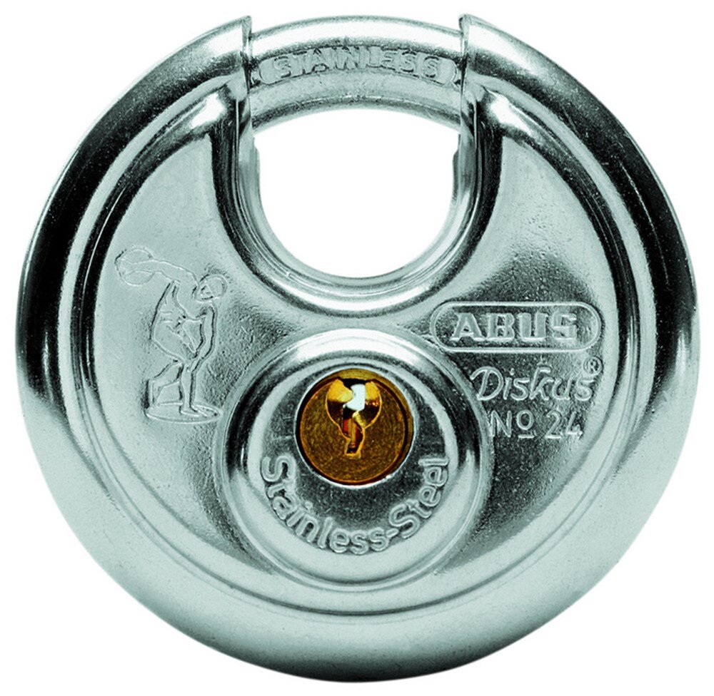 Afbeelding voor Discus hangslot abus 24/70 mm gls nr.0123