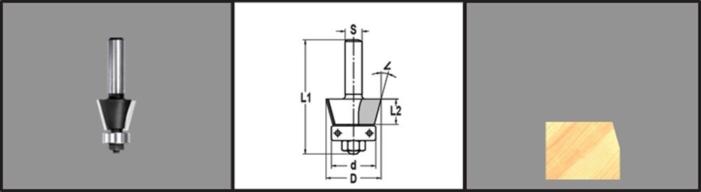 Afbeelding voor Fasefrees hm 15gr +lager 21,0mm x29