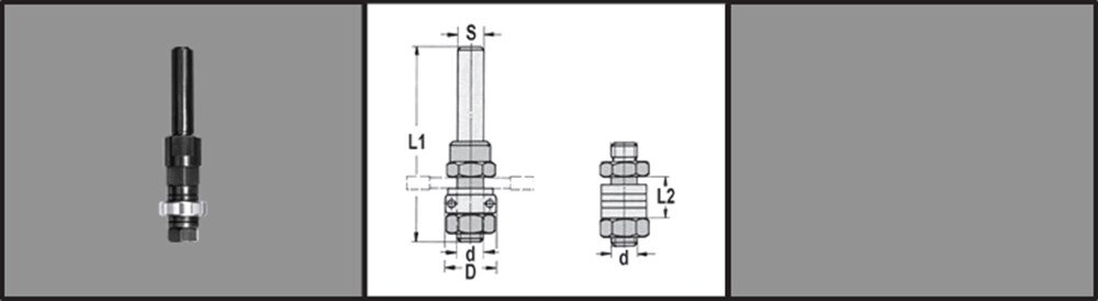 Afbeelding voor Spindel opname 6mm+lager 16mm