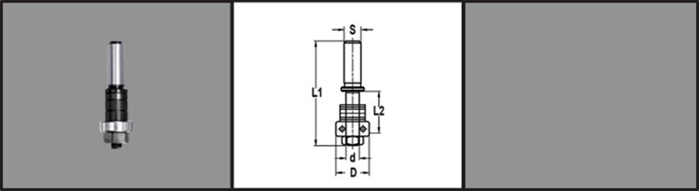 Afbeelding voor Spindel opname 6mm+lager 16mm g02