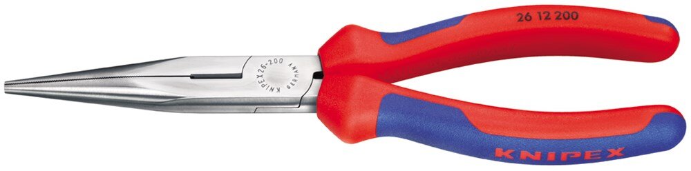 Afbeelding voor Telefoontang recht + snijkant knipex 2612 200mm 