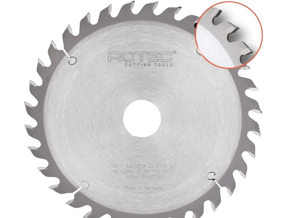 Afbeelding voor Cirkelzaagblad hout handmach. ø235x2,8x30mm t24