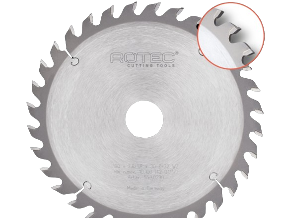 Afbeelding voor Cirkelzaagblad hout accu dun ø136x1,5x20mm t18 