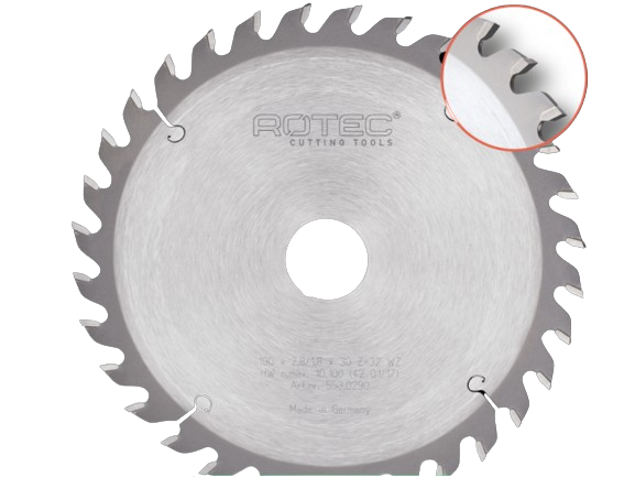 Afbeelding voor Cirkelzaagblad hout accu dun ø160x1,8x20mm t24