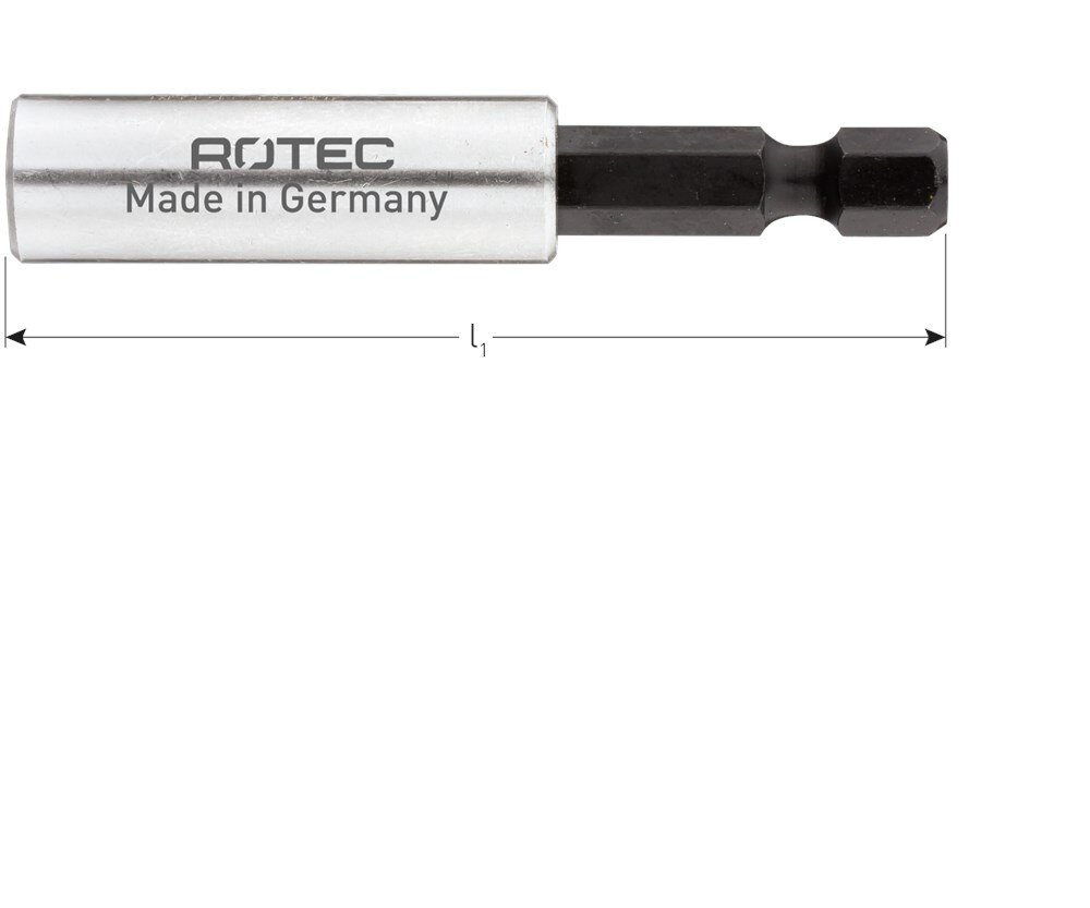 Afbeelding voor Bithouder magnetisch 1/4"" met c-ring 74mm