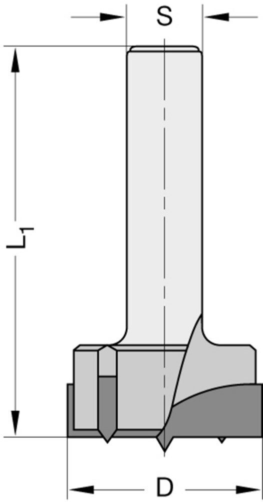 Afbeelding voor Cylinderkopboor hm 35x65mm d=8 f18