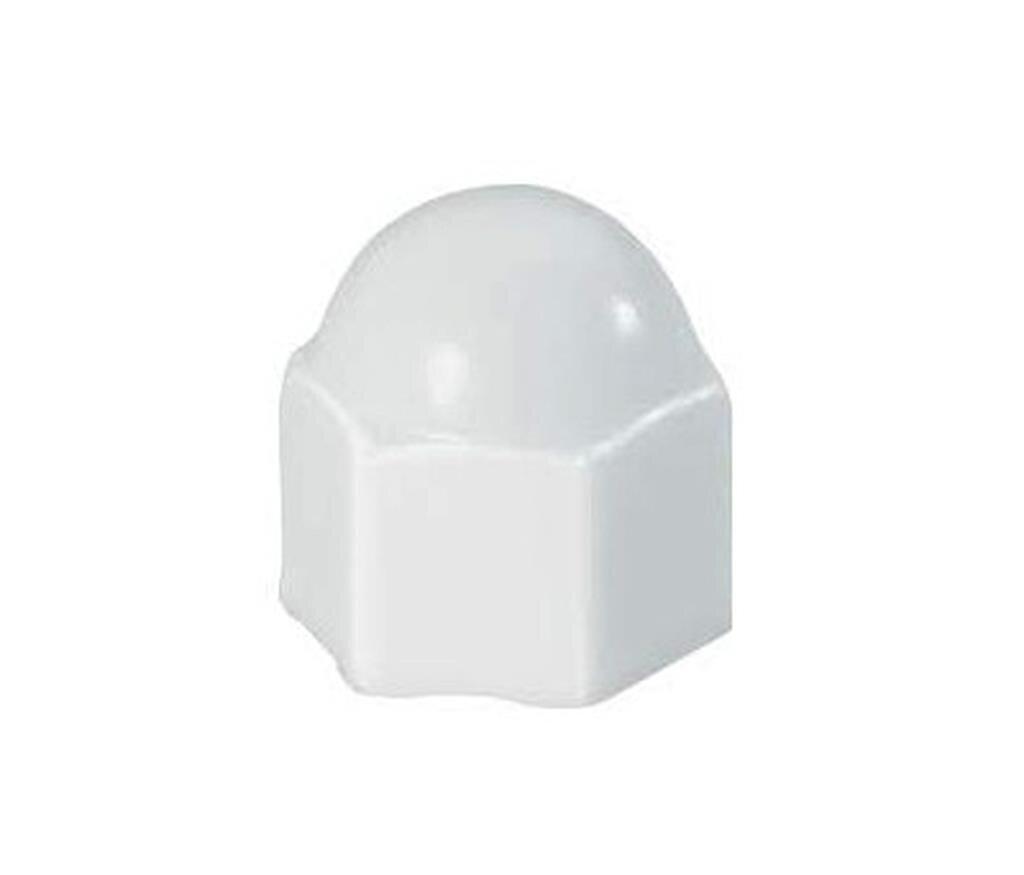 Afbeelding voor Moerbeschermkap nylon m 12 wit