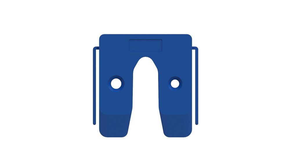Afbeelding voor Uitvulplaatjes 4mm blauw (strip)
