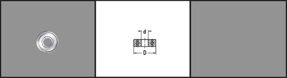 Afbeelding voor Lager v/frees 15,9mm d=6,35mm k15
