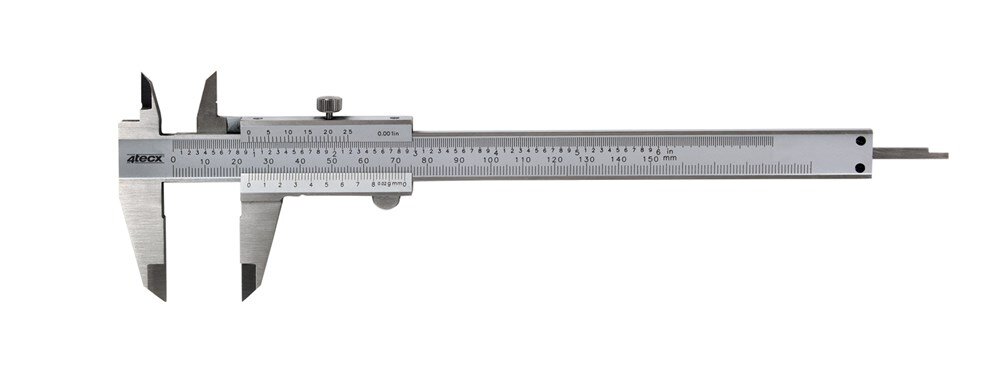 Afbeelding voor Schuifmaat analoog 4tecx 0-150mm in box rvs