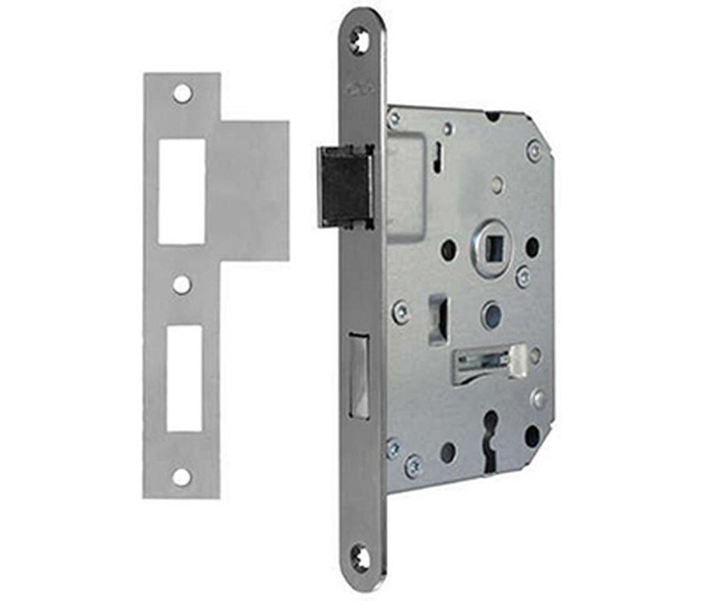 Afbeelding voor Dag-nachtslot 7135 axa voorplaat wit dm50mm sl55 