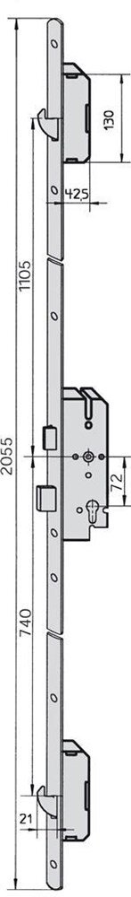 Afbeelding voor Mps 4900w270 kfv kr-bediend dm55 f24x2055 