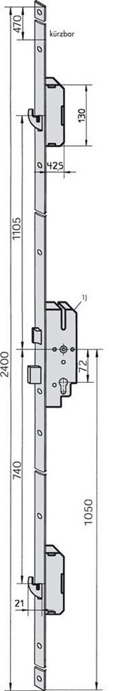 Afbeelding voor Mps 2502w269 kfv sl-bediend dm55 f24x2400 