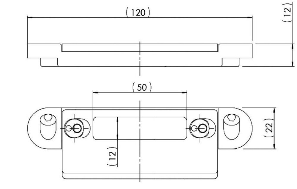 Afbeelding voor Sluitplaat voor hoofdslot 311a kfv 20mm lip 0mm