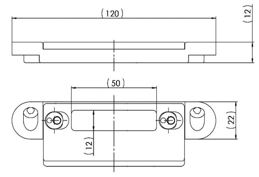 Afbeelding voor Sluitplaat voor hoofdslot 311b kfv 27mm lip 7mm