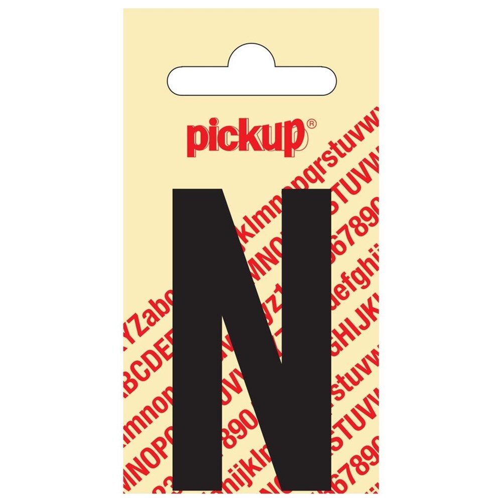 Afbeelding voor Sticker los 60mm zwart ""n