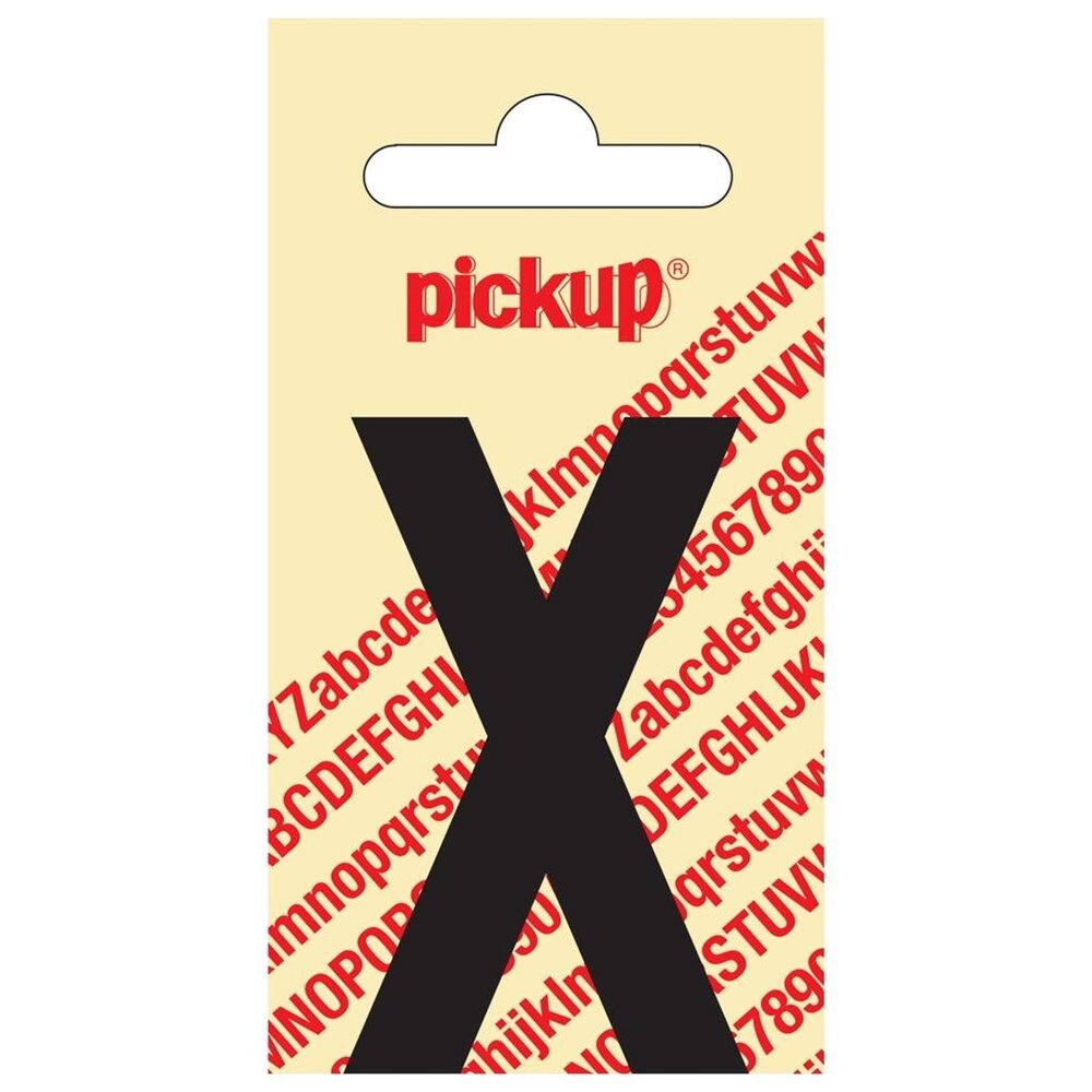Afbeelding voor Sticker los 60mm zwart ""x