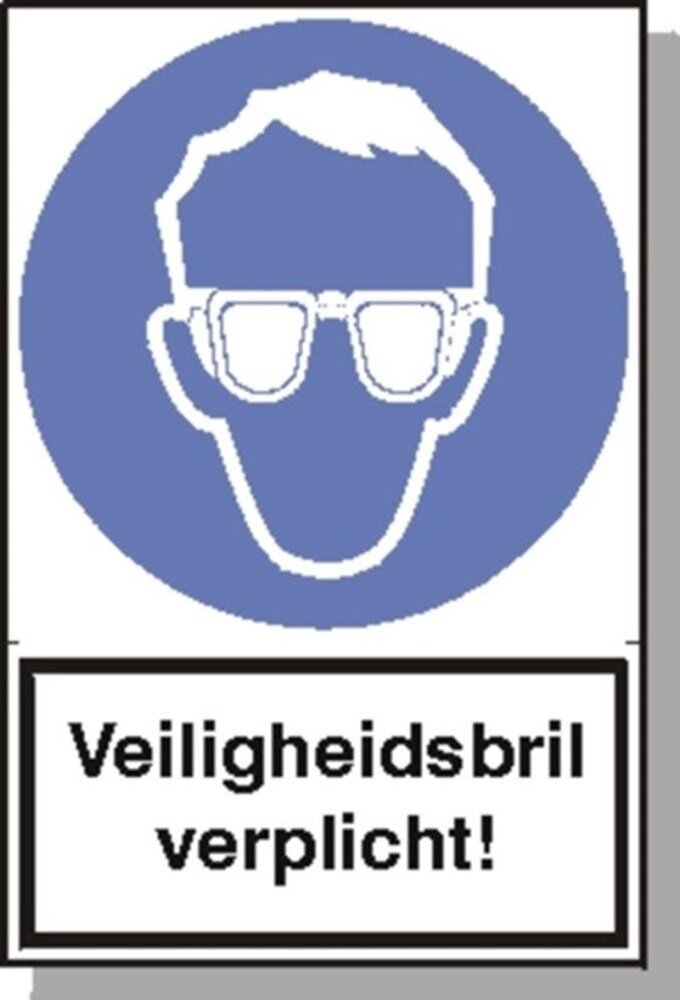 Afbeelding voor Pictogram bril verplicht bl/w 200x300