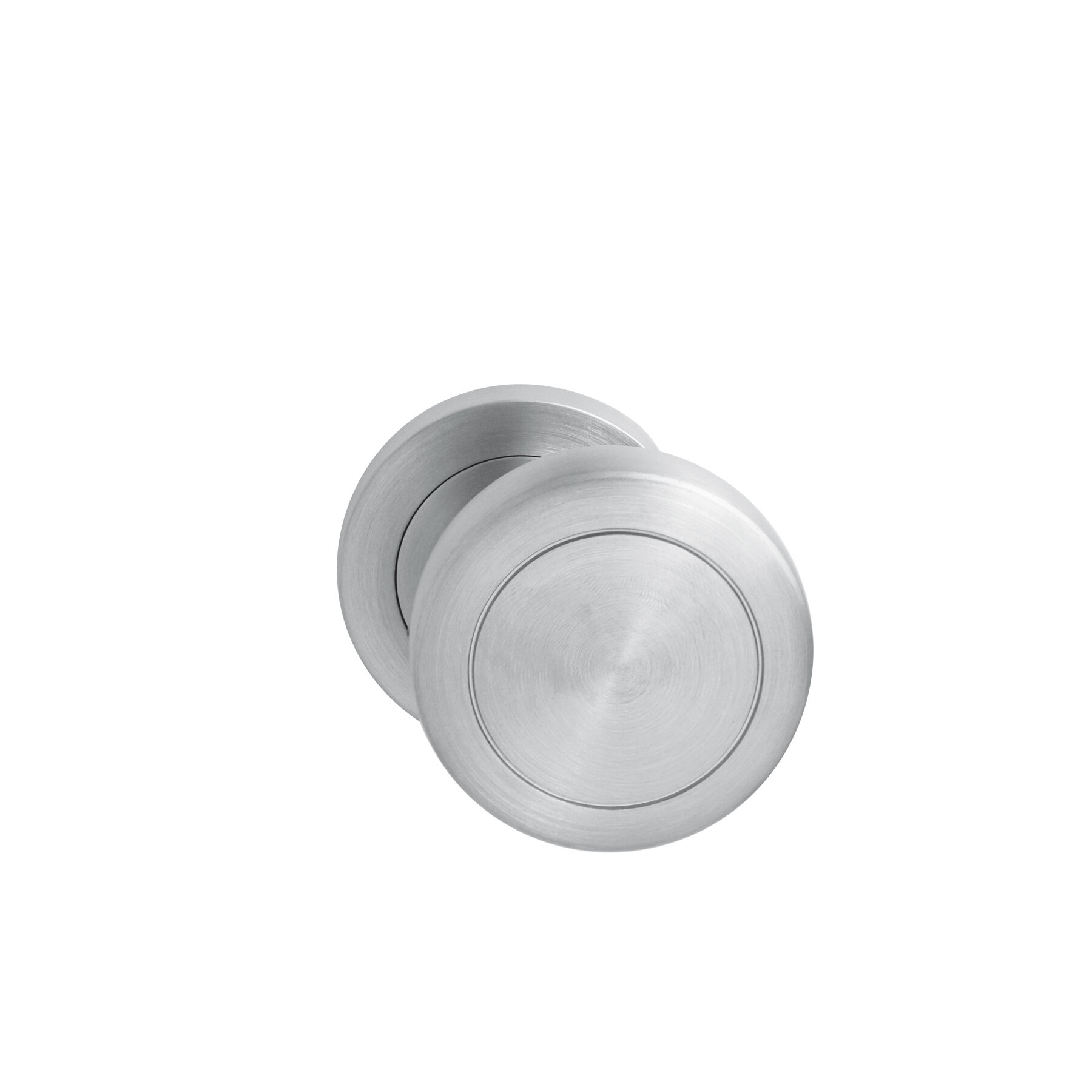 Afbeelding voor Voslux knop op rozet rvs m/verzet 530