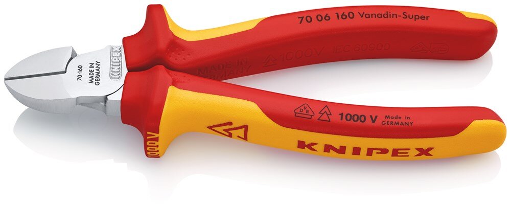 Afbeelding voor Zijsnijtang knipex 7006-vde 160mm