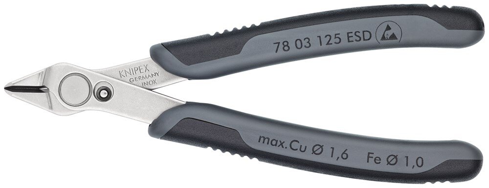 Afbeelding voor Zijsnijtang knipex 7803125 esd