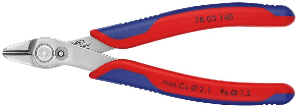 Afbeelding voor Zijsnijtang knipex 7803 vde inox 54 hrc 140mm 