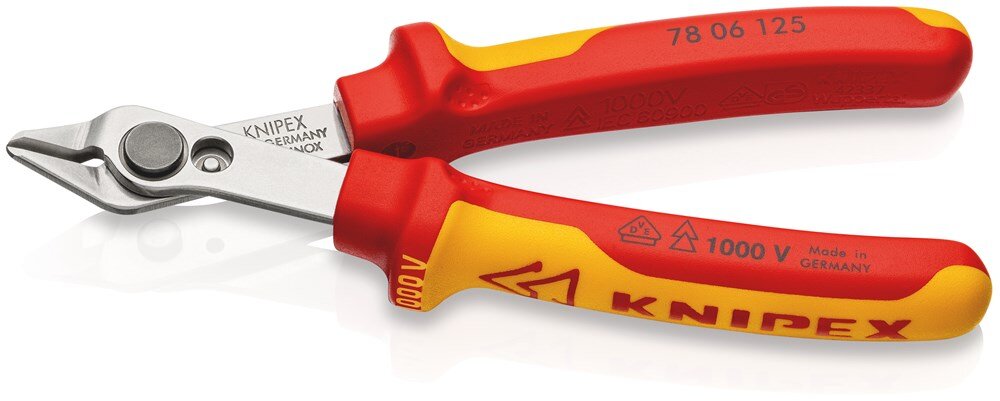 Afbeelding voor Zijsnijtang knipex 7806 vde inox 54 hrc 125mm 