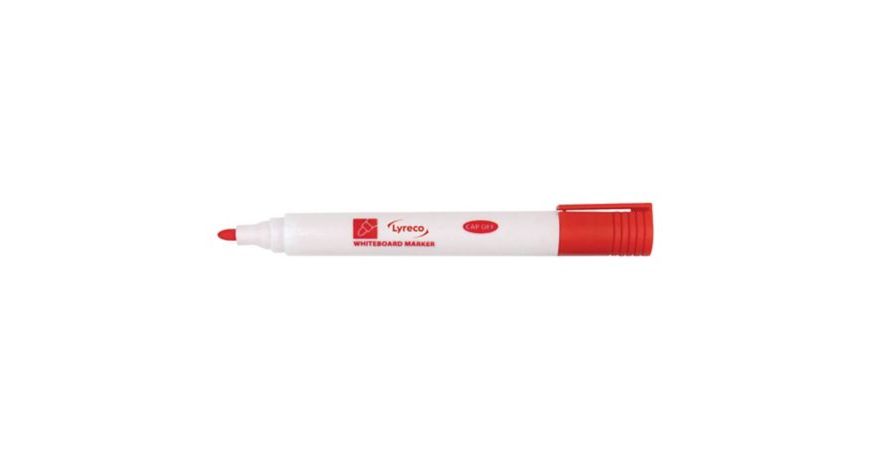 Afbeelding voor Whiteboard marker lyreco rood