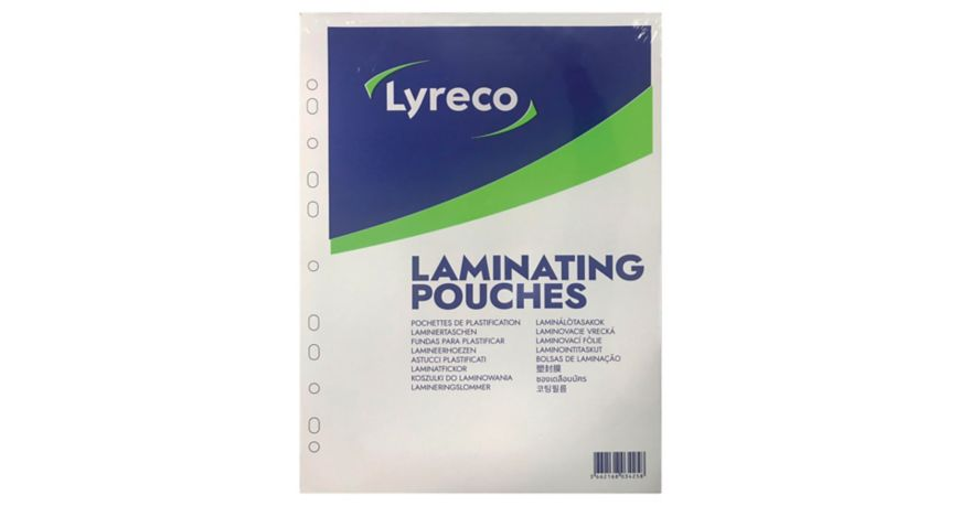 Afbeelding voor Lamineerhoes a3 lyreco 2x125 micron 100st