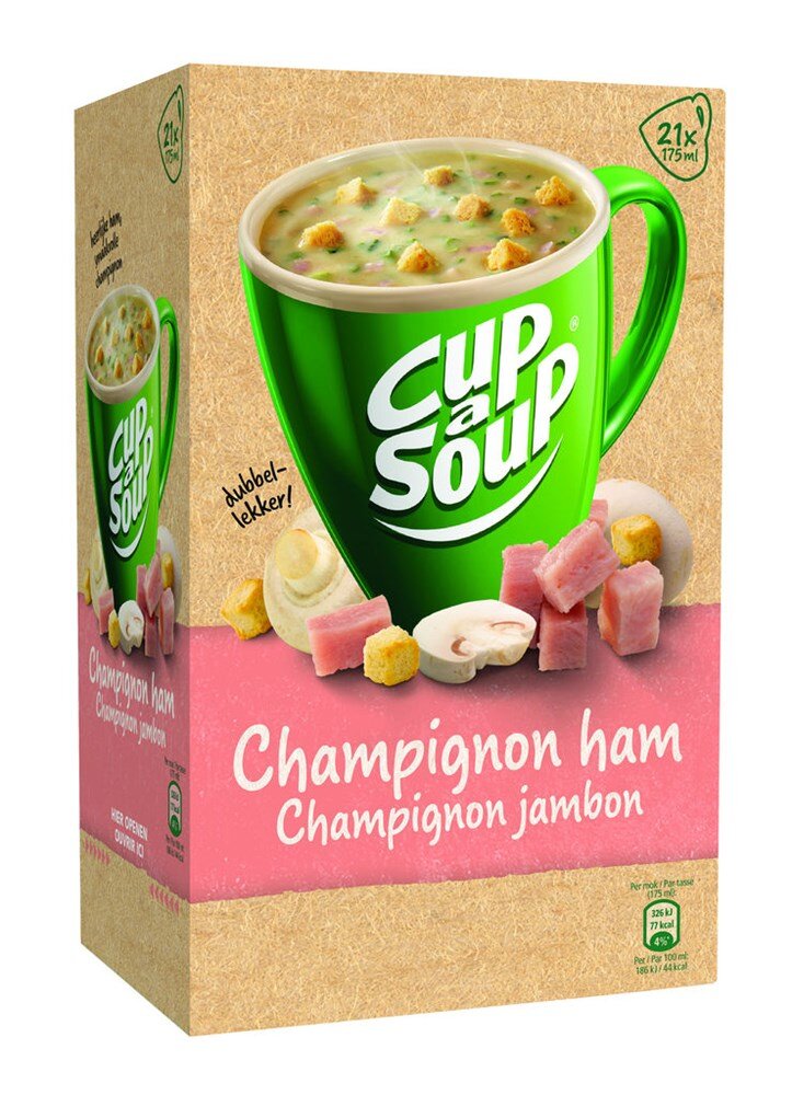 Afbeelding voor Cup-a-soup champignon/ham 21 st