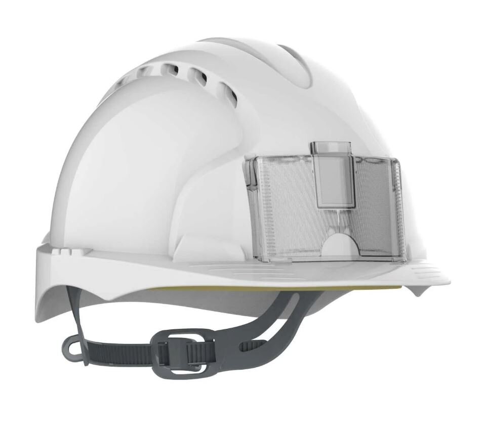 Afbeelding voor Helm evo2 badge-slip ratchet vented wit