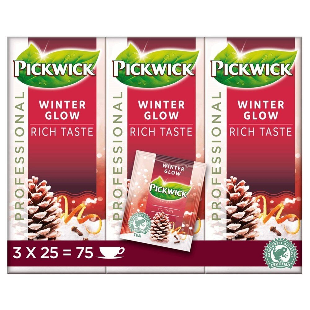 Afbeelding voor Thee pickwick prof. winterglow 75x2gr 