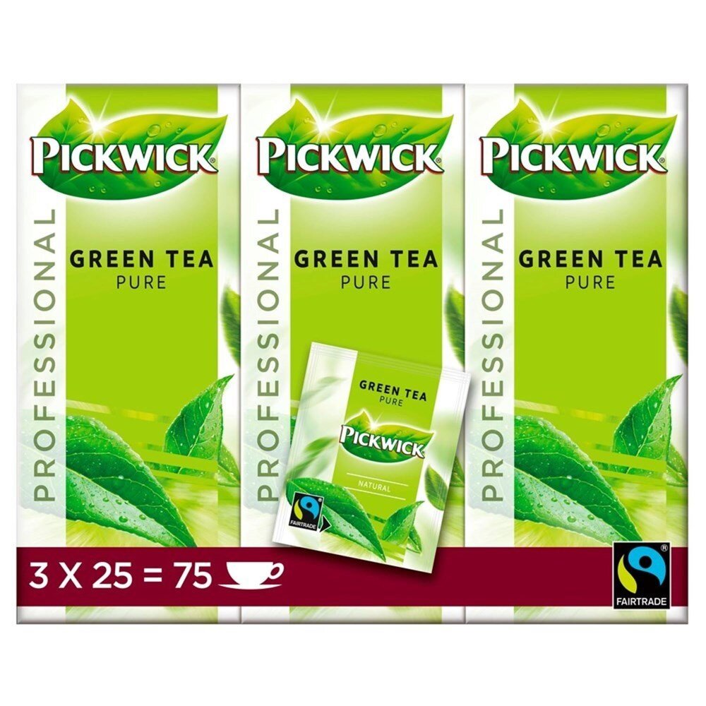 Afbeelding voor Thee pickwick prof. green tea pure 75x1.5gr 