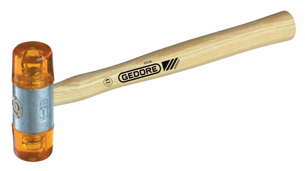 Afbeelding voor Hard plastic hamer 224e-27mm
